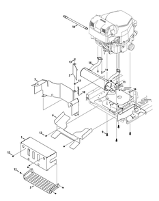 Engine Accessories (Kohler Confidant) Diagram and Parts List for Z-FORCELZ48 (53ATDAGB-53ATDAGB050)(2014) Cub Cadet Lawn Tractor